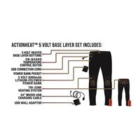 ActionHeat 5V Heated Base Layer Bottom - Women's - Black