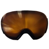 Winter's Edge Double Lens Goggle (White Strap) - White Frame w/ Amber Lens (A59-Amber)